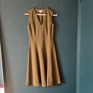 Calvin Klein Tan Midi Dress